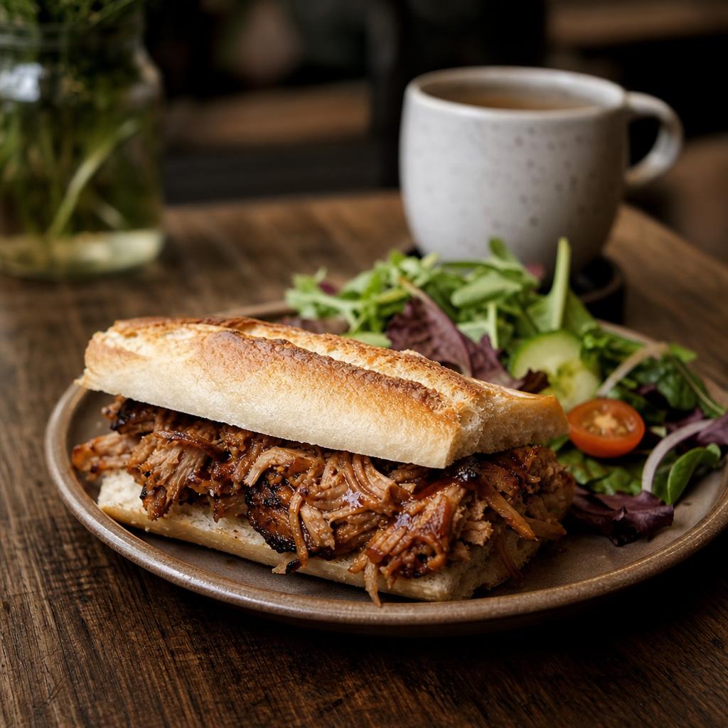 Eight hour pulled pork